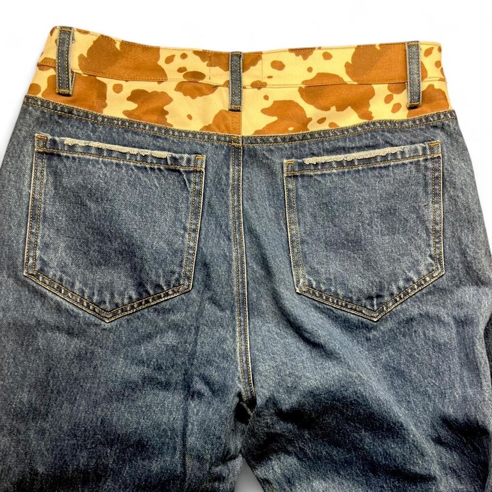 Rodeo Bell Bottom Postergrl Patchwork Highwaisted… - image 5